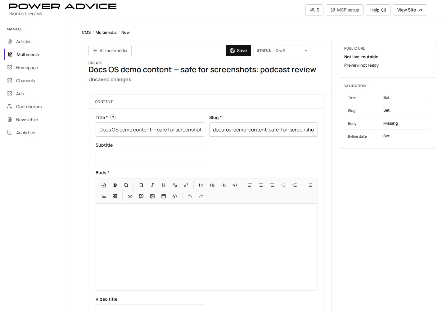 Authenticated Multimedia workflow